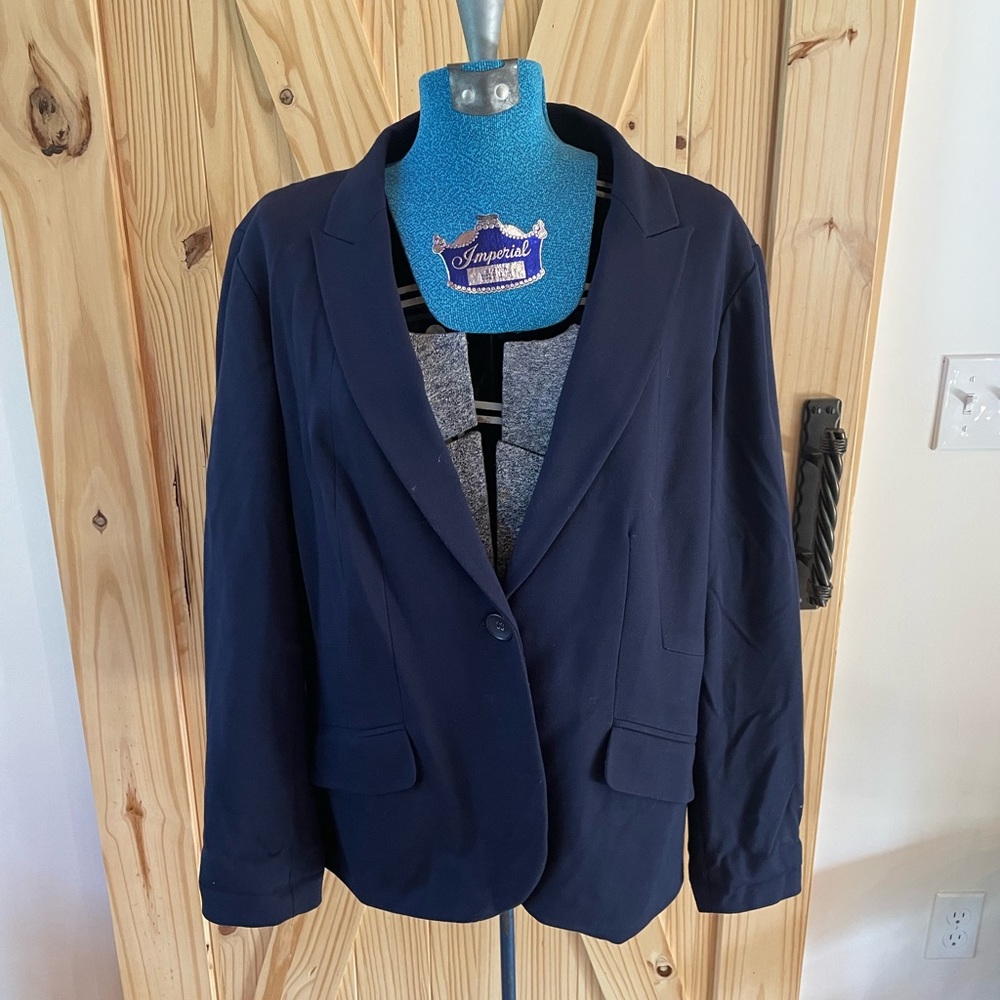 Navy blue blazer
